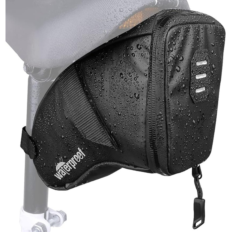 Factory Waterproof 1L Capacity Mountain Road Bicycle Saddle Tail Bag Bike Under Seat Pack for Cycling Roadbike Tools Bag – Water-Resistance Bag and 1L Capacity Bag price