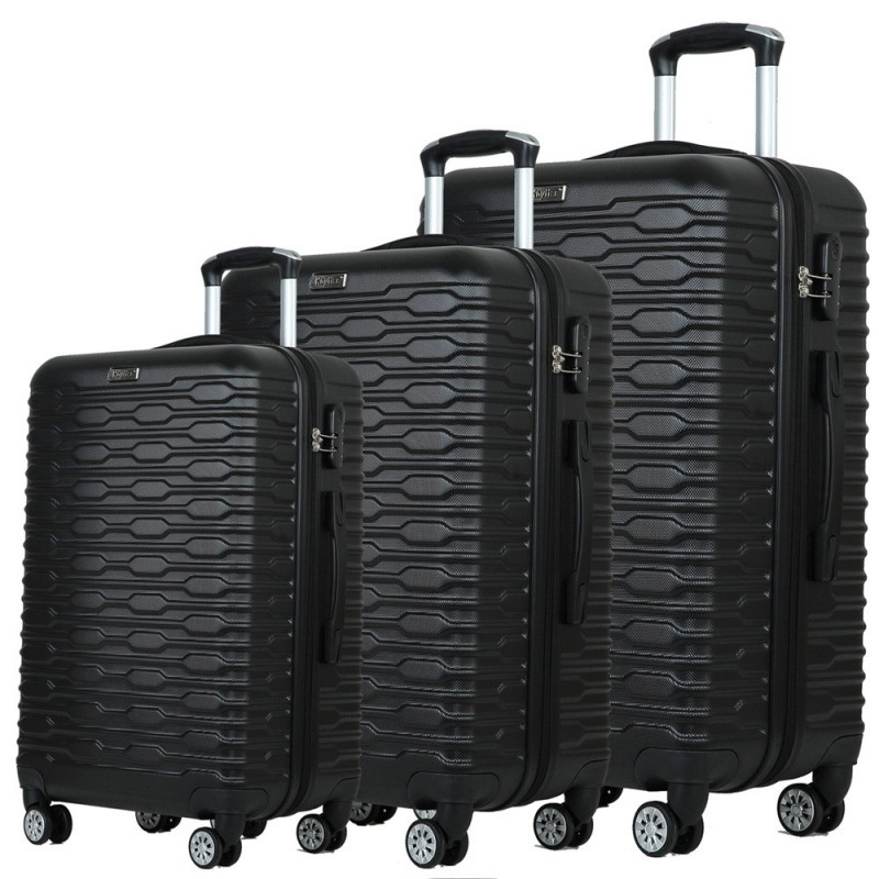 Hot Sell Wholesale ABS Trolley Suitcase Fashion Zipper Luggage Set – Suitcase Set and Luggage Set price