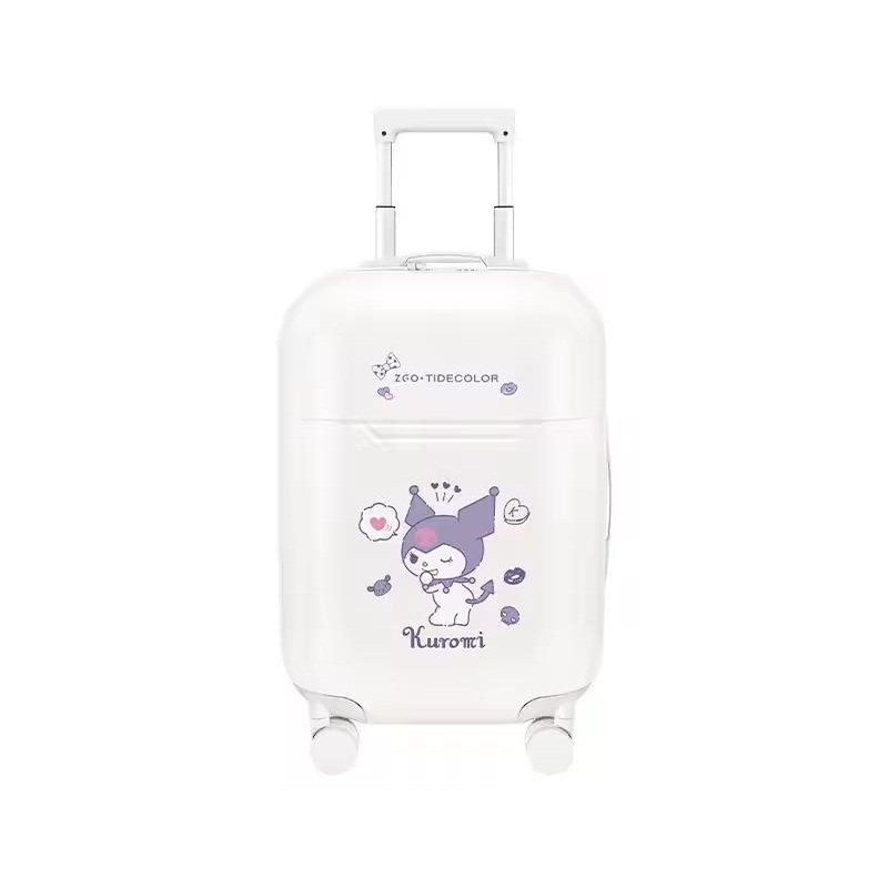 Kuromi Mymelody Cinnamorolll Luggage Cartoon Cute Suitcase Travel Trolley Luggage – Luggage and Luggage Set price