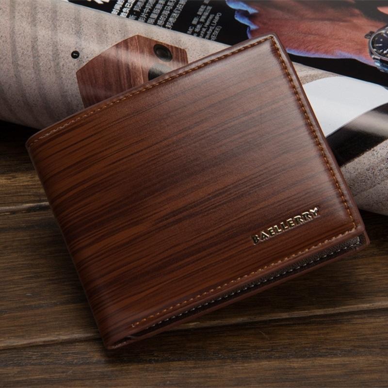 Mens PU Leather Wallet Business Slim Wallet Mens Minimalist Wallet Cash Card Holder with Zipper – Hand Bag and Shoulder Bag price