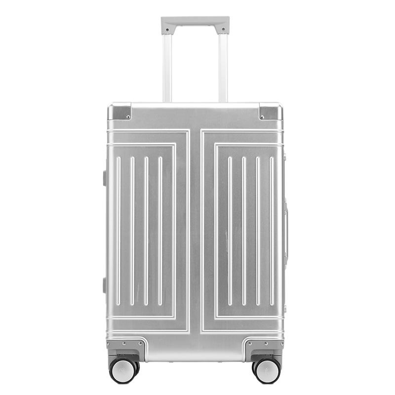 New Style All Aluminum Magnesium Alloy Large Capacity Aluminum Frame Pure Metal Suitcase with Password Case – Luggage and Luggage Set price