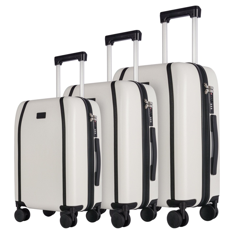 PC Luggage Set Aluminum Trolley Multi Functional Trolley Lightweight Durable – Business and PC price