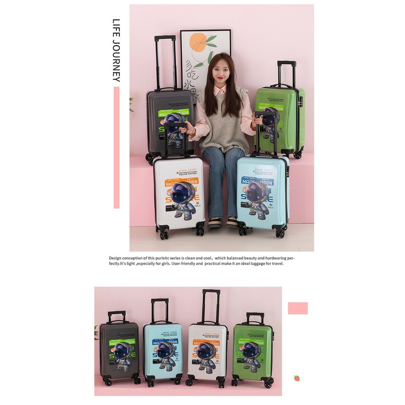 Student Suitcase New Trendy and Fashionable Childrens Travel Luggage – Luggage and Luggage Set price
