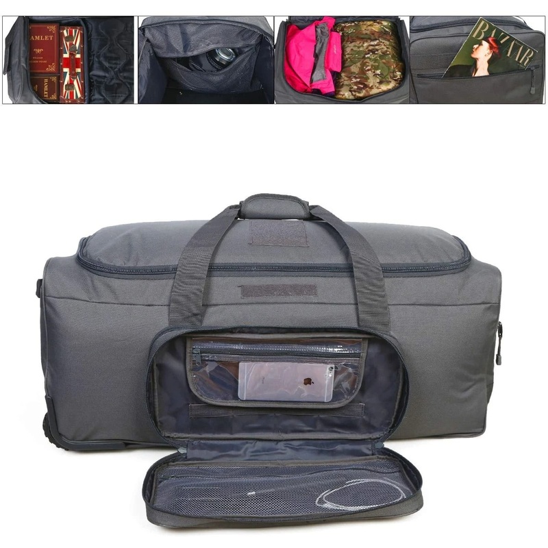 Weekend Outdoor Gym Sports Camping Trolley Luggage Travel Bag with Wheel – Trolley Backpack and Bolso price