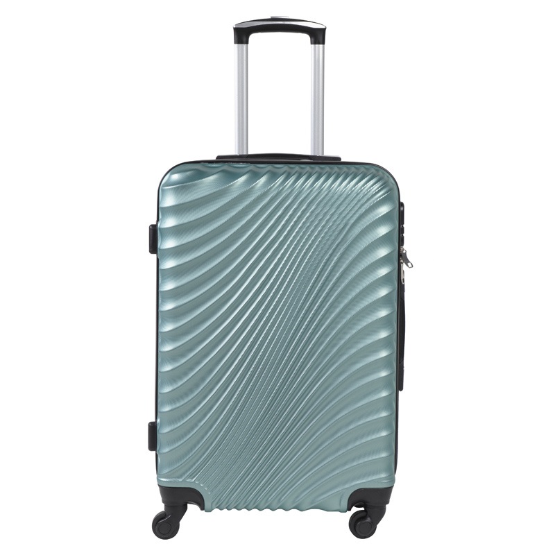 3 PCS Blue Stripe Suitcase Set Zipper Lock Trolley Manufacturer ABS Luggage – Trolley Luggage and ABS PC Luggage price