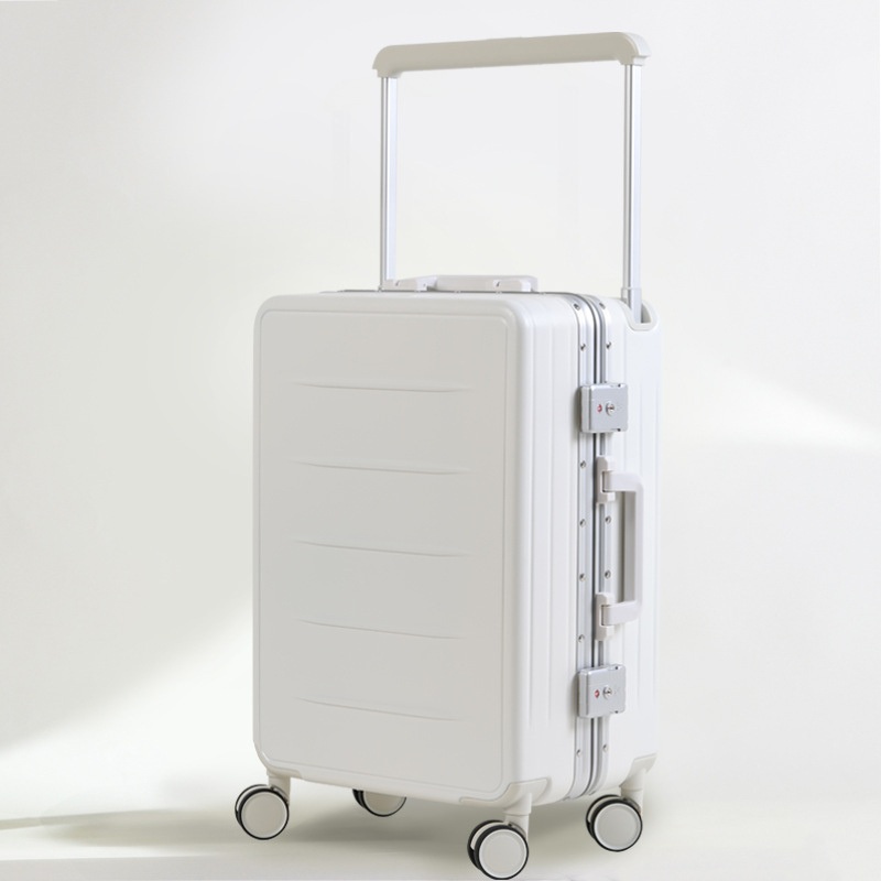 Durable Lightweight Suitcase with Spinner Wheels Cross Stripe Suitcase – Luggage and Luggage Set price