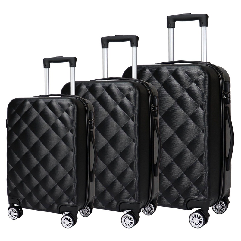 Factory Price Wholesale Luggage Pressure Resistant Three Piece Set of 20 Inch/24 Inch/28 Inch Travel and Foreign Trade Export Zipper Pull Case – Suitcase Set and Luggage Set price