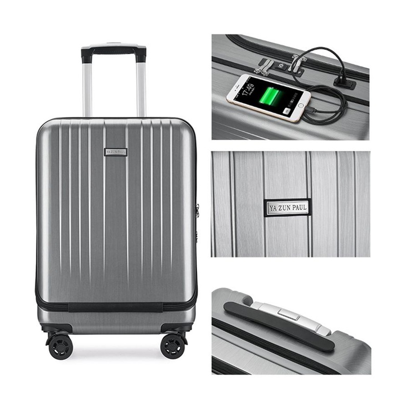 Intelligent Digital Self Weighing Hard Plastic Business Luggage Carry-Ons – Luggage and USB Luggage price