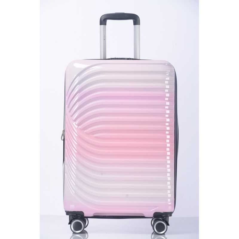 Mixture Color Super Quality Stripe Design ABS Luggage Factory 3 Pieces Set – Luggage and ABS Material price