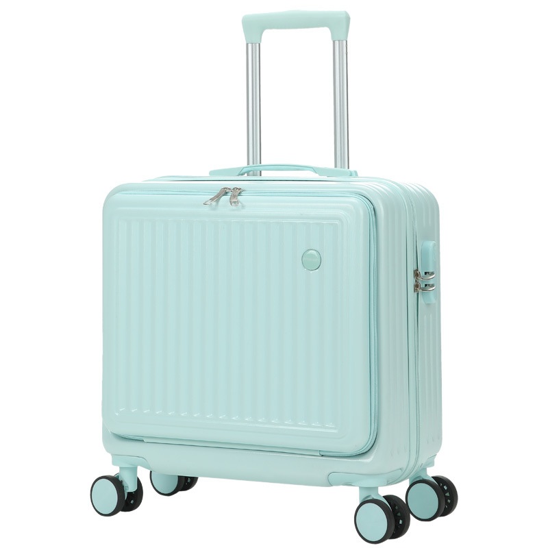 White Color 16 Inch Laptop Trolley Bag with Front Open Pocket – Suitcase and Trolley Bag price