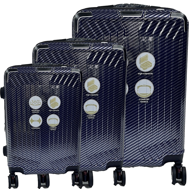 Wholesale Competitive Price ABS+PVC Trolley Travel Suitcase Set with 230d High Density – Trolley Travel Suitcase and Travel Suitcase price