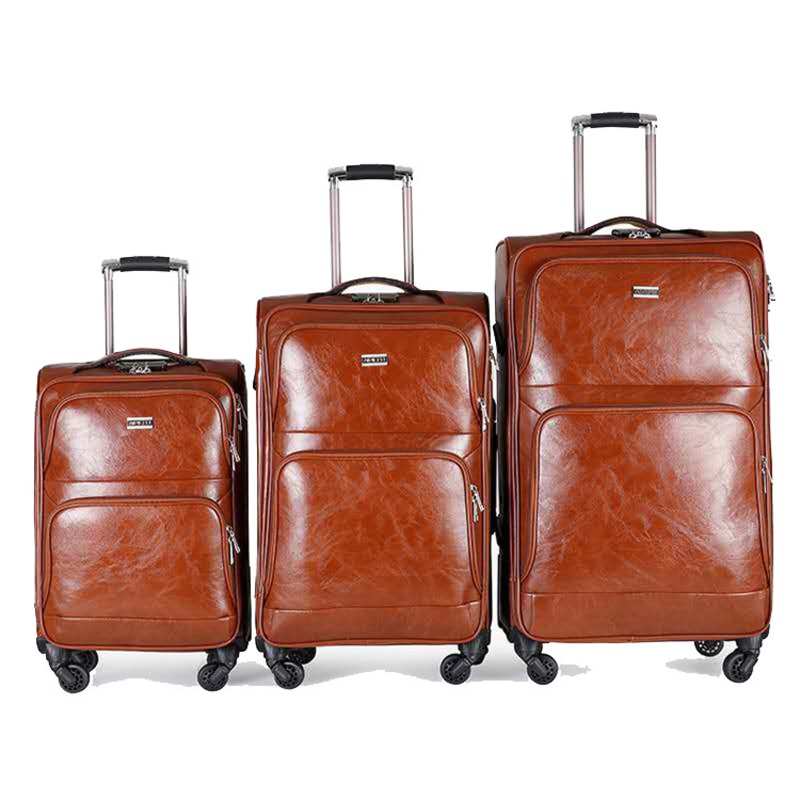 3 Piece Luggages Travel Luxury Customized Designer Carry on Suitcase Leather Luggage – Suitcase Set and Luggage Set price