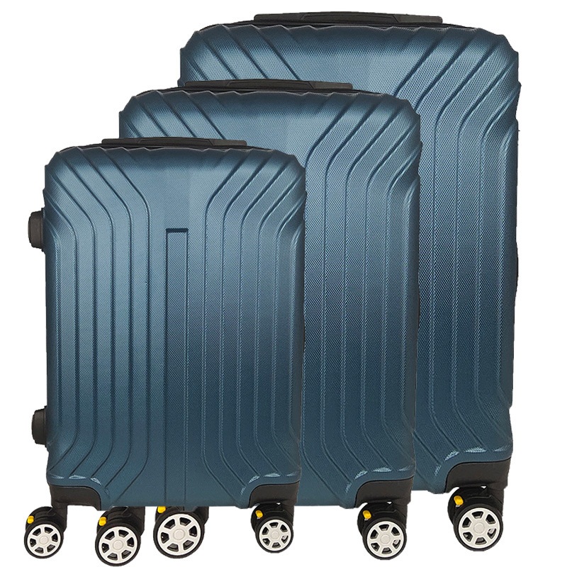 Factory Direct Silent Spinner Double Wheels Aluminum Pipe Trolley Travel Luggage of 3 Piece Set – Luggage and Trolley Luggage price