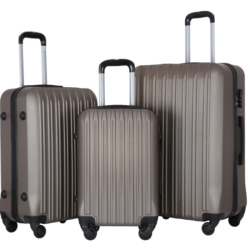 Freight Saving Customized Logo OEM and ODM Luggage 3PCS – ABS Luggage and Trolley Case price