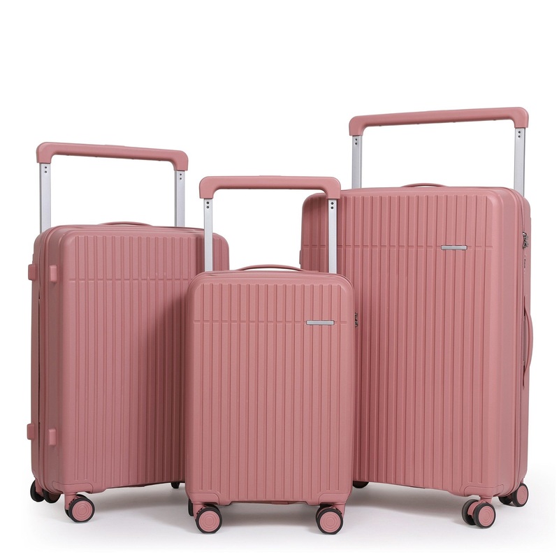 3-Piece High Quality Polypropylene Luggage Set Wide Trolley Suitcases for Travel – Polypropylene Luggage and Wide Trolley Luggage price