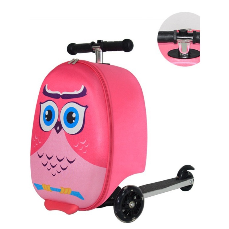 Hot Sale Design Trolley Children Luggage Scooter Airport Kids Travel Trolley Luggage – Luggage and Luggage Set price