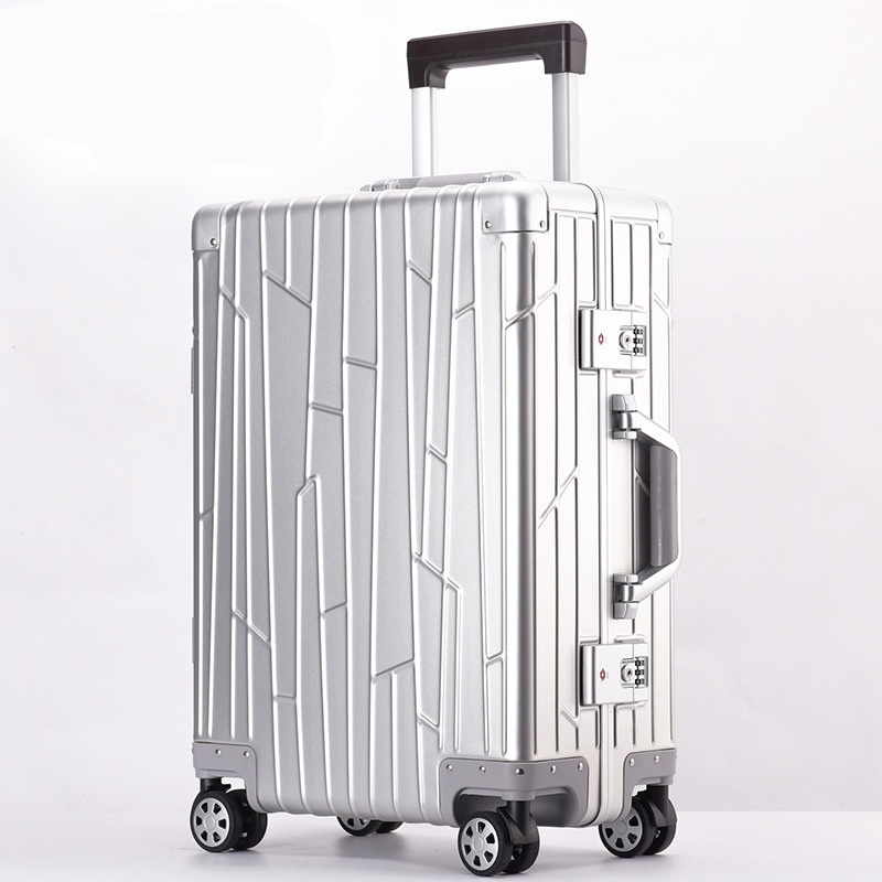 New Simple Design Aluminum Suitcase Carry on Luggage for Outdoors Travelling – Luggage and Luggage Set price