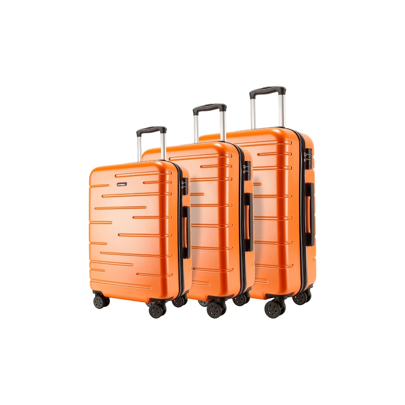Wholesale Hard Shell ABS Luggage 3PCS Set with Handles on Wheels Travelling Suitcases – ABS Luggage and Travel Luggage price