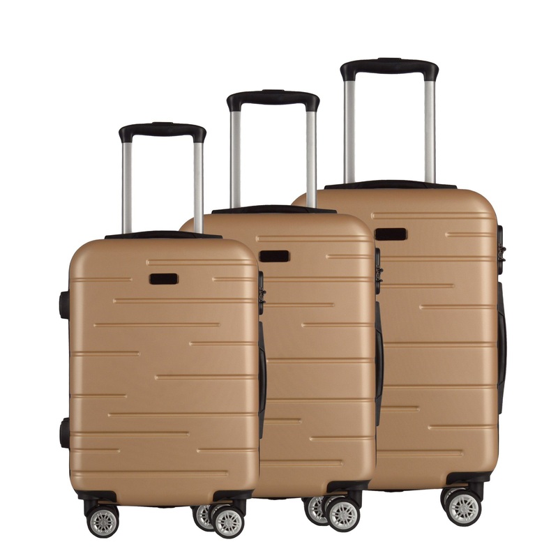 Wholesale New Hardside Luggage 3 PCS Suitcase Bags Trolley Travel ABS Suitcase – Suitcase and ABS Luggage price