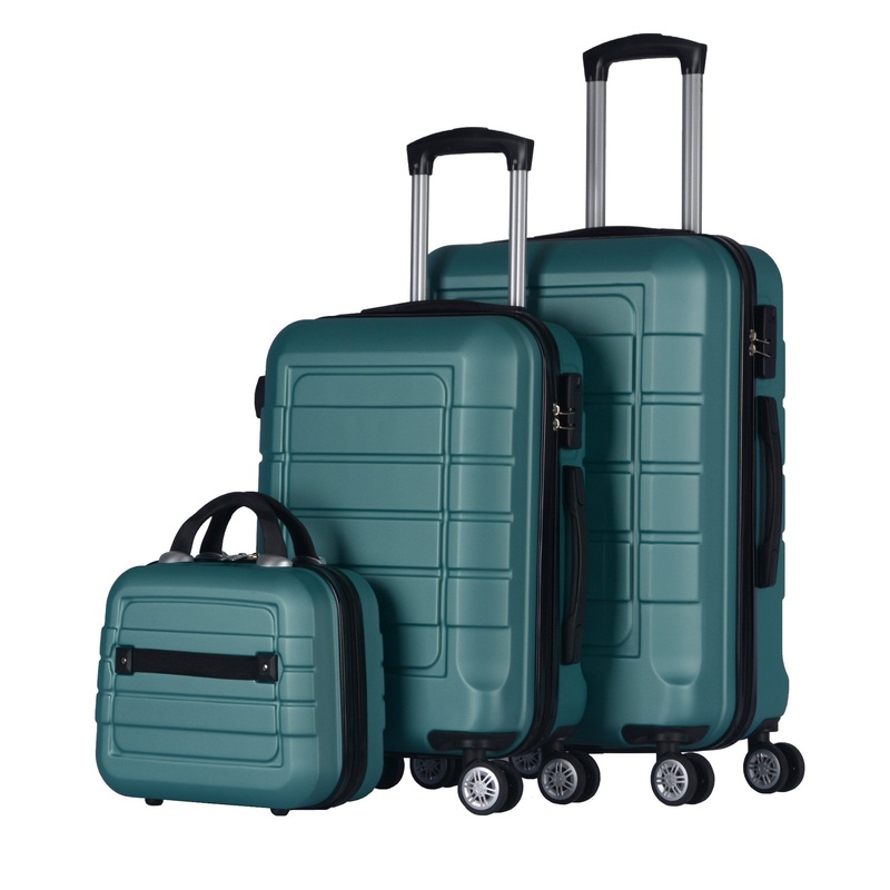 12 20 24inch Trolley Luggage Suitcase Set Valise Maletas Malas Valigia – Suitcase Set and Luggage ABS price