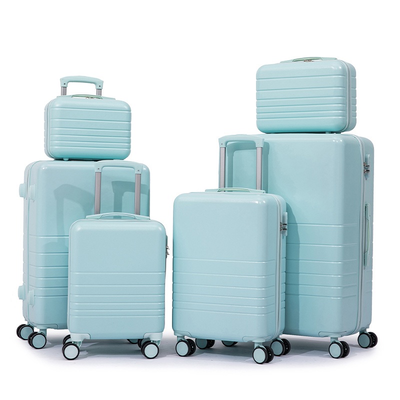 20 24 28 Inches Suitcase Set Hard Case 6 PCS Plastic ABS PC Handbag Luggage – Suitcase and Stock Luggage price