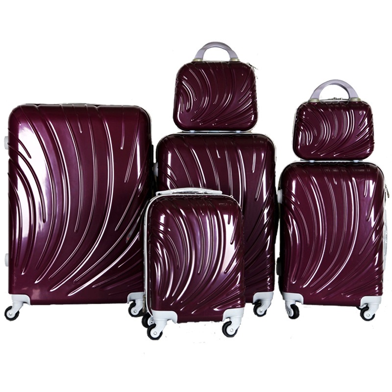 2020 New Fashion 6 Pieces Set of Travel Trolley Luggage with Beauty Case – Trolley Luggage and Travel Luggage price