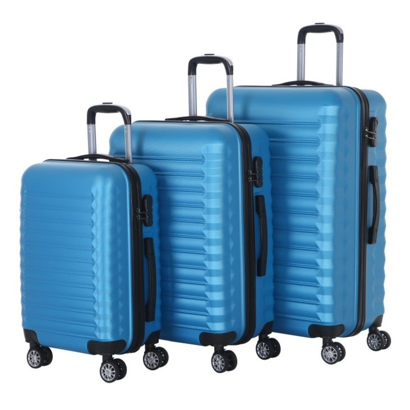 ABS Blue Luggage 20/24/28 Inches Travel Suit Case Xha159 – ABS Luggage and Trolley Case price