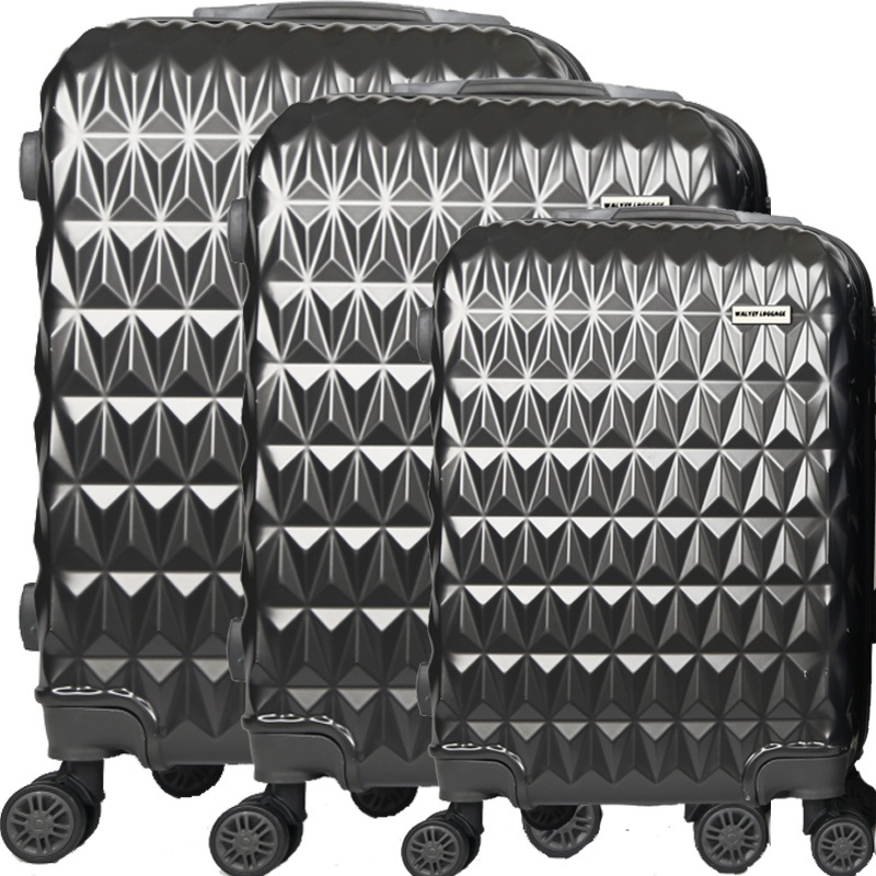 Fashion ABS+PC Glossy Finish 4 Spinner Double Wheels Travel Trolley Luggage Bag – Travel Luggage and Luggage Bag price