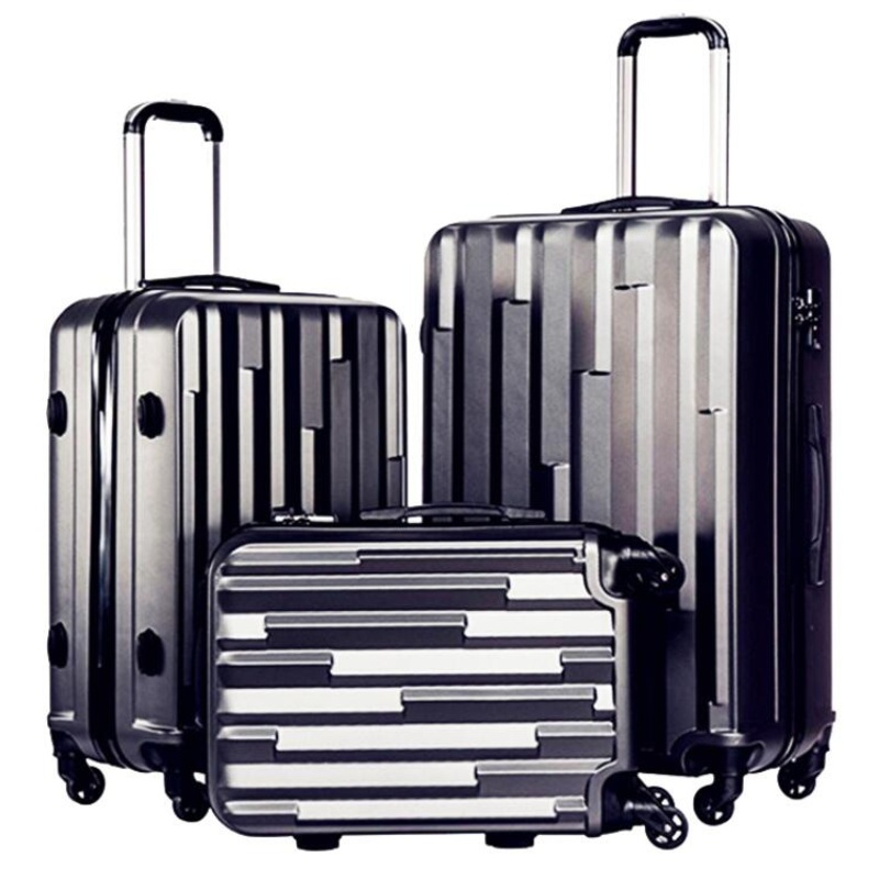Fashionable High Quality 3 Pieces Set ABS Travel Trolley Luggage – Luggage and Trolley Luggage price