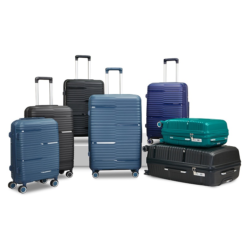 New Arrive 3PCS Suitcase Luggage Manufuctuer Color ABS Trolley Luggage Set – Trolley Luggage and ABS PC Luggage price