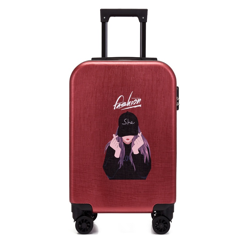 New Style High Quality Luggage Bag, Airplane Trolley Case Smart Suitcase PP Travel Luggage with Lovely Bear – Rolling Carry on Suitcase and Travel Luggage price