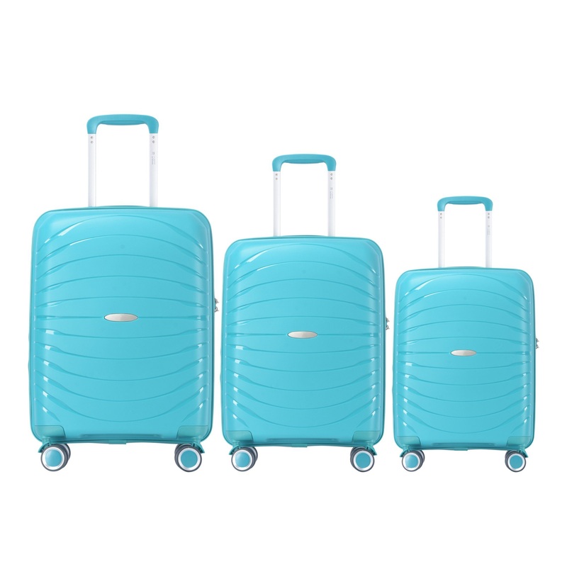 PP Luggage Nice Colorful Grain Design with Durable Function for Buyers, Wholesales, Merchandiser, Retails – Luggage Sets and Luggage Bag price