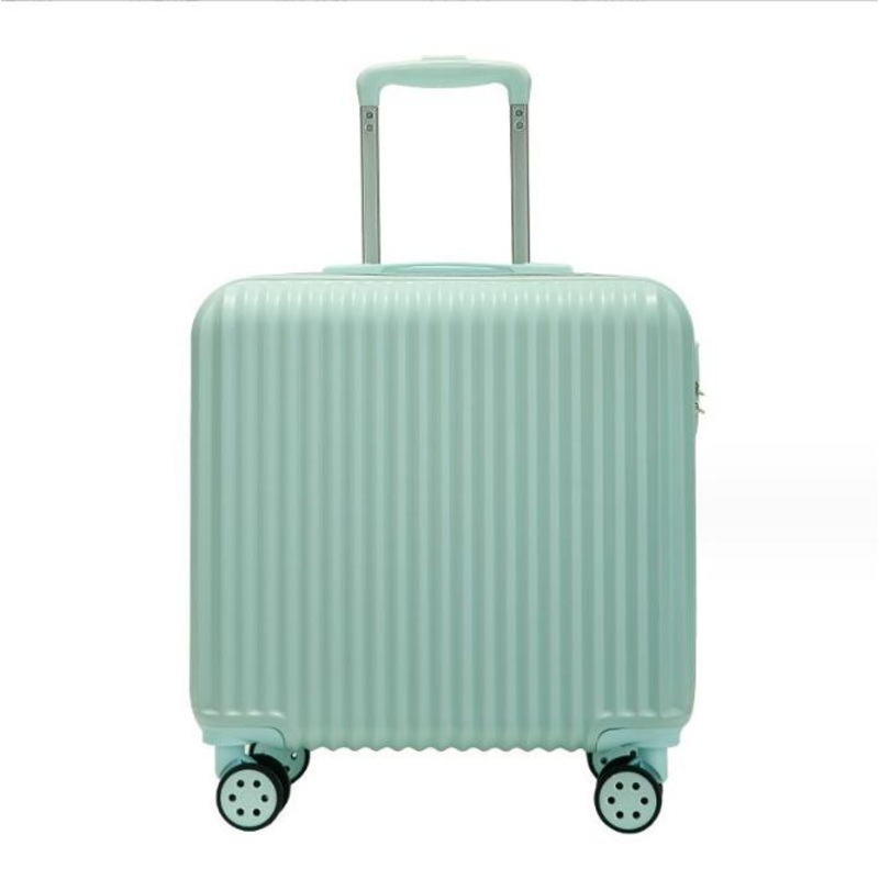 ABS+PC 18 Trolley Luggage Candy Color Lady Cabin Boarding Code Small Luggage Case – Luggage Set and Trolley Case price