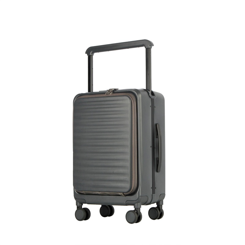 Aluminum Frame Design 20, 24 Size Pure PC Material Wide Trolley Silence Wheel Tsa Lock – Suitcase and PC price