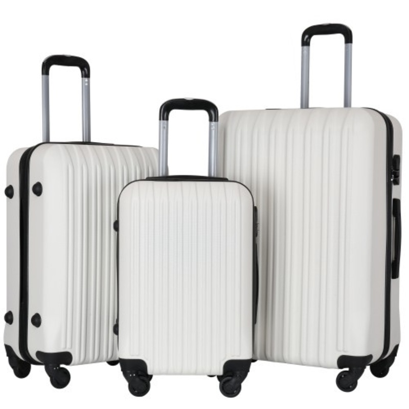 Factory Wholesale Good Quality ABS PC Luggage Suitcase 20 24 28 – ABS Luggage and Trolley Case price