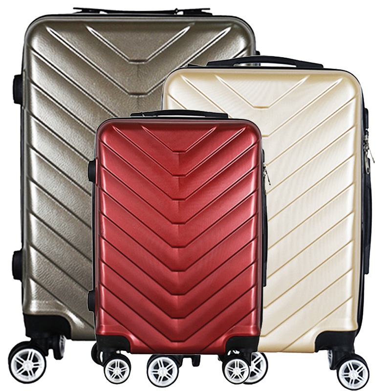 Fashioin Multi-Color 3-Piece Set ABS Travel Trolley Luggage Suitcase – Suitcase and Travel Luggage price