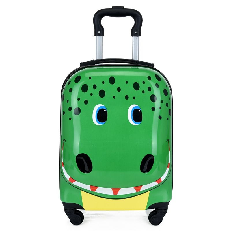 Giraffe Lion Dinosaur Animal Printed Cartoon Kids Hardside Upright Carry on Luggage for Children – Rolling Carry on Suitcase and Trolley Luggage price