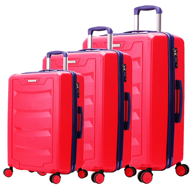 Matching Color PP Travel Trolley Luggage Set of 3-Piece with Built-in Tsa Lock – Luggage Set and Trolley Luggage price