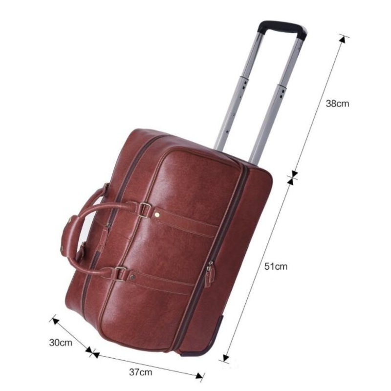 PU Leather Wine Suitcase Storage Suitcase Travel Suitcase – Luggage and PU Leather Suitcase price