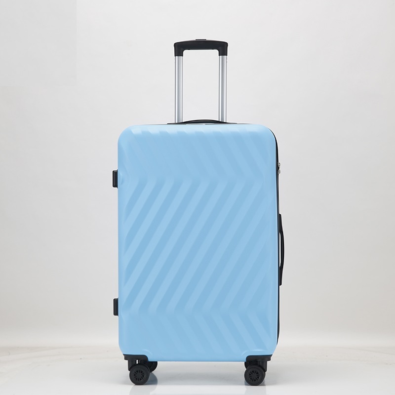 Sky Blue 20inch ABS Luggage with 8 Wheels and Iron Trolley – Trolley Bag and Travel Luggage price