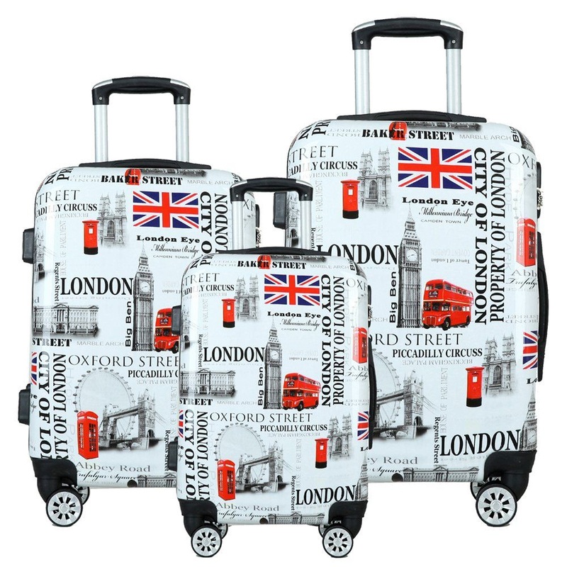 Wholesale OEM Custom Hard Case Trolley Travel Suitcase Printed ABS Luggage – ABS Luggage and Travel Suitcase price