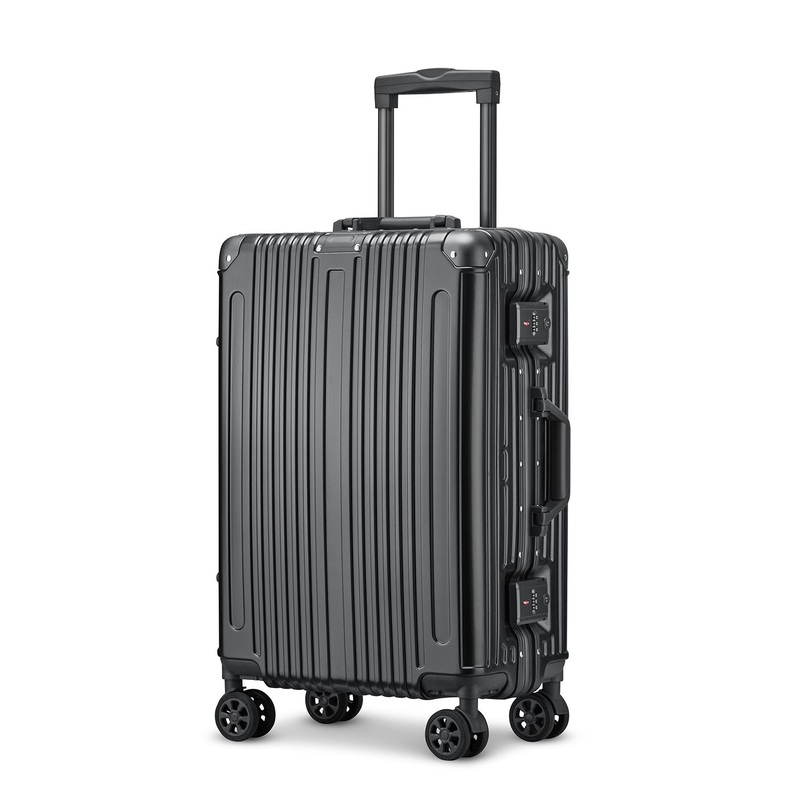 Executive Aluminum Hard Shell Trolley Luxury Travel Luggage with 360 Wheels – Aluminum Luggage and Hard Shell Luggage price