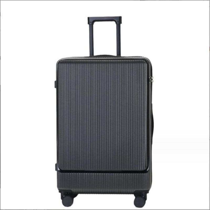 Front Open Zipper Luggage with Tsa Lock USB Charging Port Good Suitcase – Scratch Proof Luggage and Wheeled Travel Suitcase price