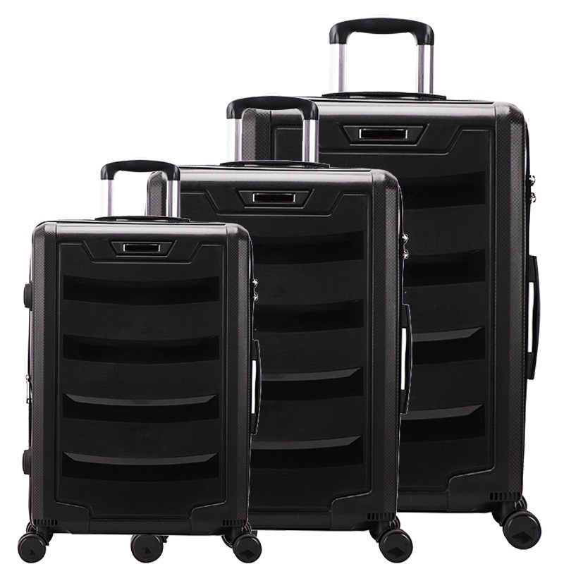 High Quality Factory Price 100% PP Silent Wheels Unbreakable Travel Trolley Luggage – Luggage and Trolley Luggage price