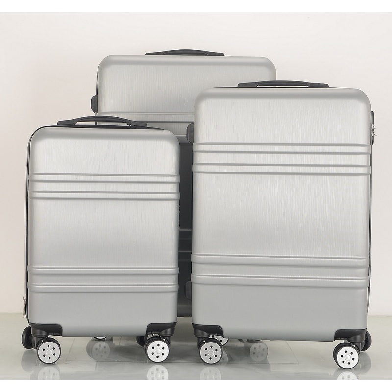 Iron Trolley Made in China Suitcase 4 Spinner Wheels Luggage 3PCS Set ABS Valise Luggage Set Soft Handle International Standard – Iron Trolley Luggage and Made in China Luggage price