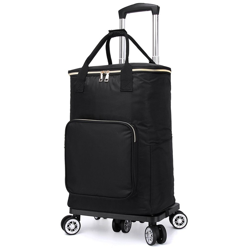Multifunctional Polyester Rolling Ice Trolley Bag Duffel Bag with Wheels – Wholesale Travel Luggage and Luggage price