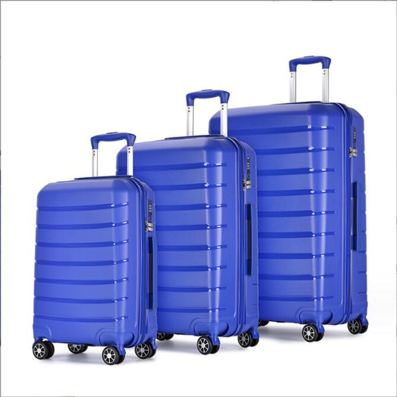 Tsa Lock Aluminum Pull Rod 100% New PP Luggage 3PCS Set – Tsa Lock Luggage and Aluminum Pull Rod Luggage price