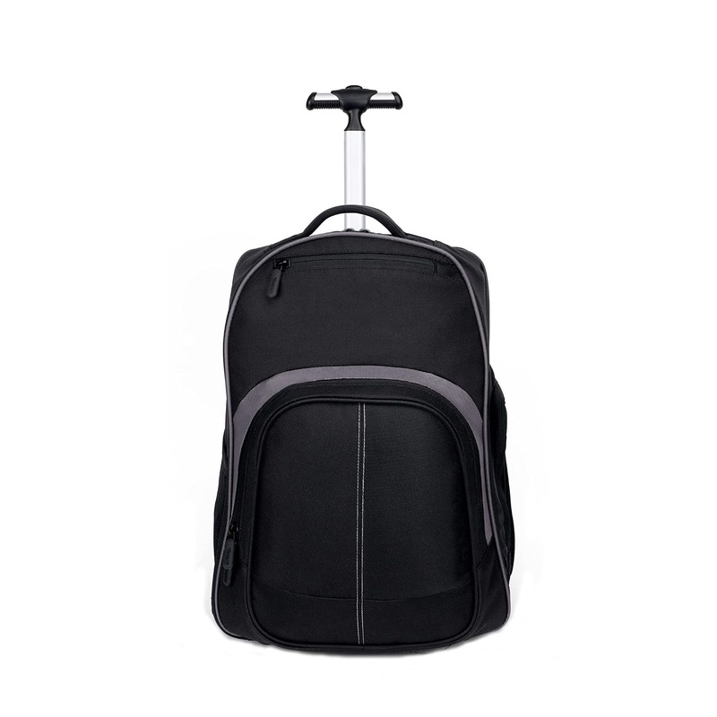 Unisex Polyester School Trolley Bag Durable Roller Wheeled Backpack for Teens Customizable Logo for Day Use – Unisex Bags and Trolley Bag price