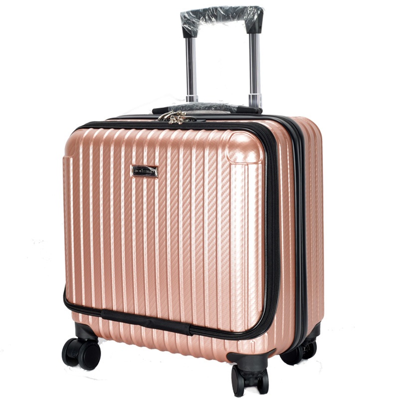 16 Embedded Lock Silent Wheels PC+ABS Travel Trolley Luggage with Front Pocket – Luggage and Travel Luggage price