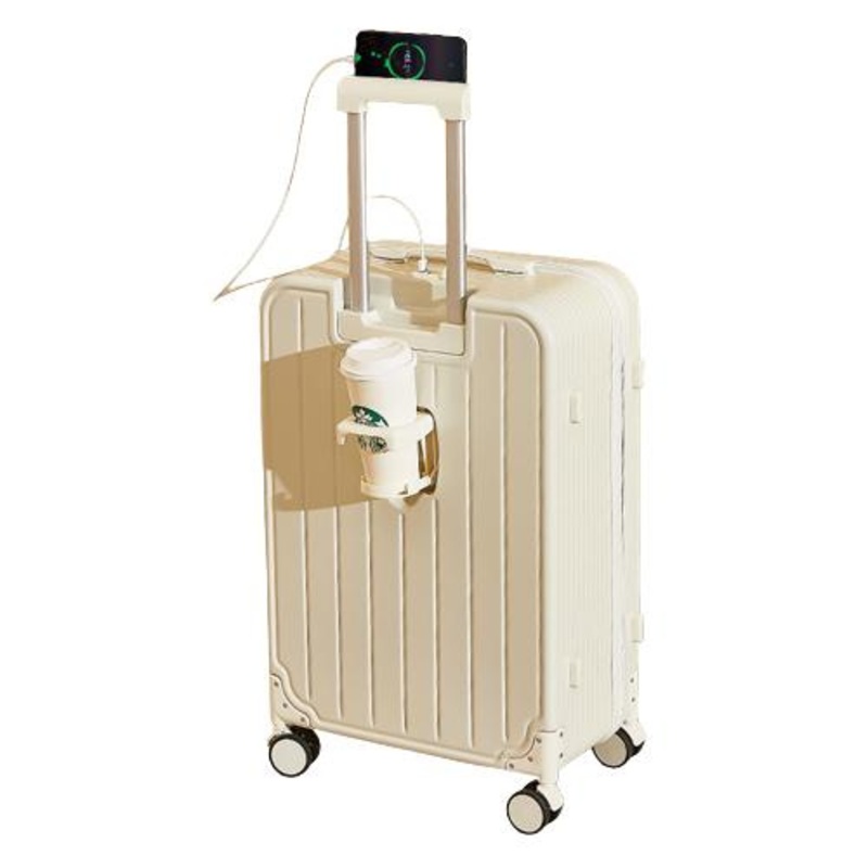 2023 High Quality Light Fresh Color PVC Cabin 20 Inches Luggage with Double Wheels – Suitcase and Luggage Set price